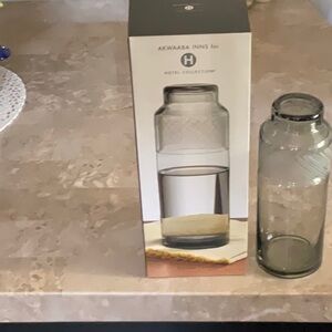 New in Box Bedside Glass Carafe